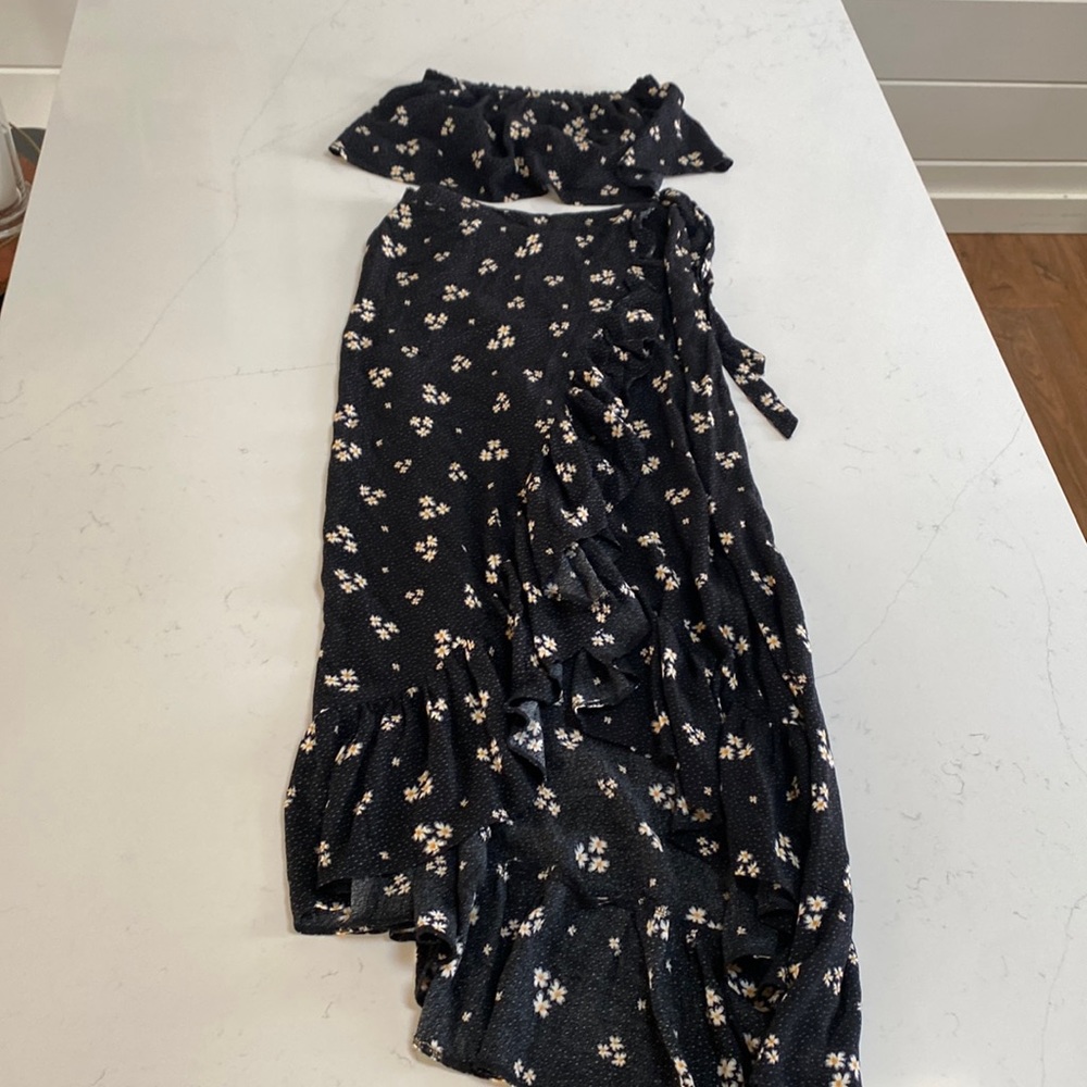 American eagle two piece skirt set